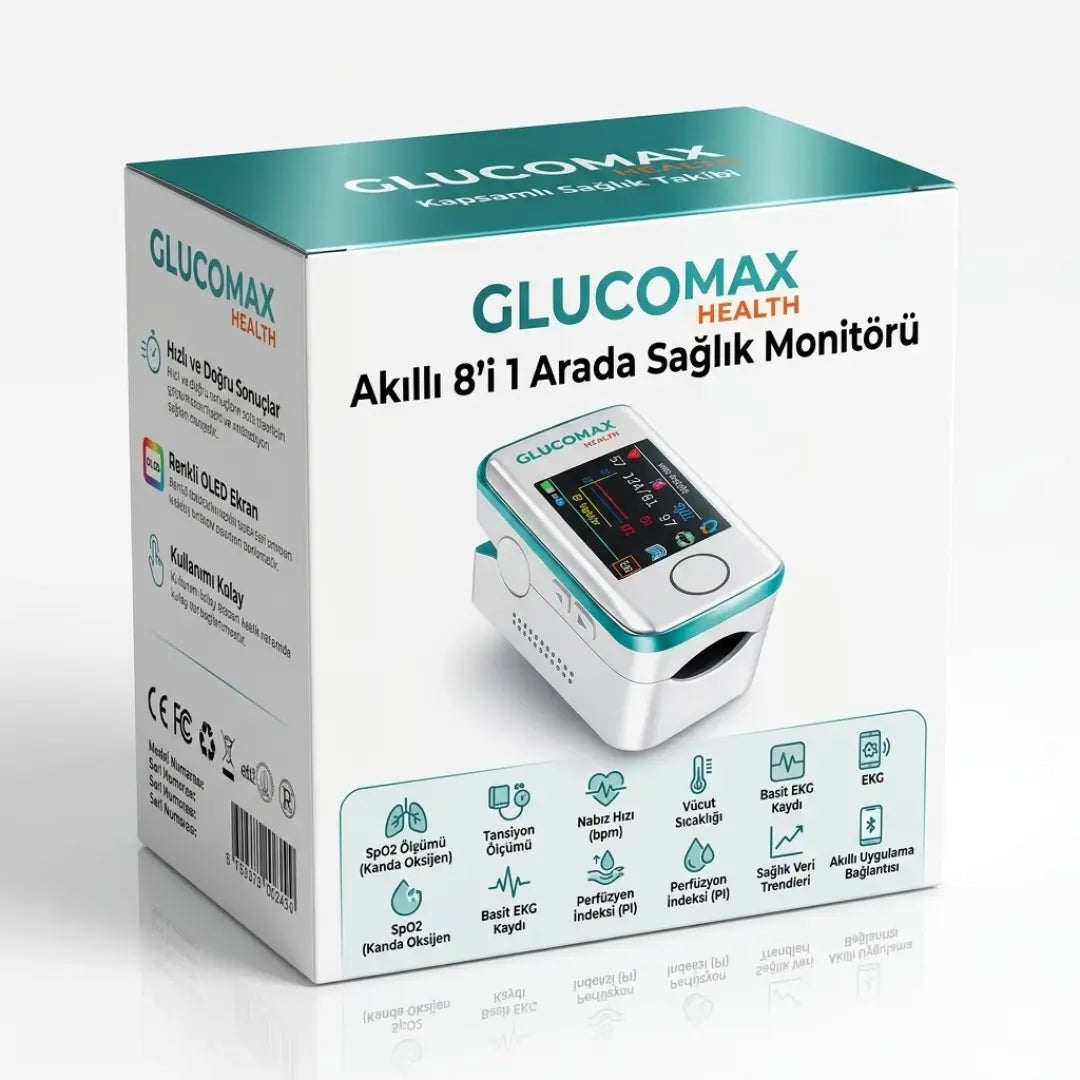 GlucoMax | Akıllı 8'i 1 Arada Sağlık Monitörü 🇹🇷